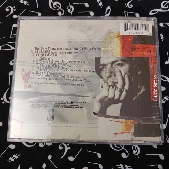 Bryan Adams - 18 Til I Die - 13 Songs - 1996 CD - Picture 3 of 4